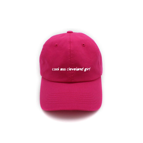 Cool Ass Cleveland Girl Cap- Pink