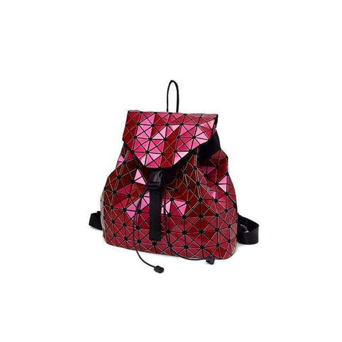 Red Geo Diamond Backpack