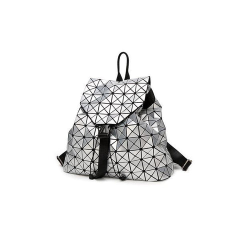 Silver  Geo Diamond Backpack